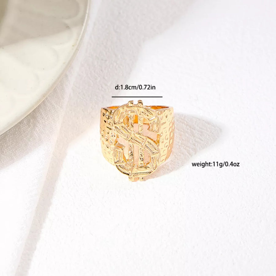 streetwear ring in Gold with not applicable