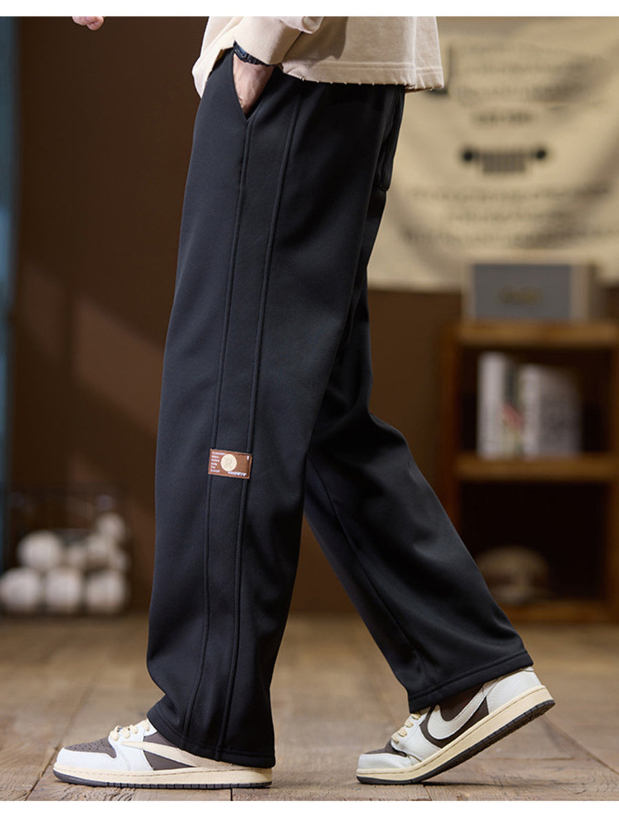 95%polyester,5%spandex Care instructions: Machine wash cold pants in Black with loose silhouette