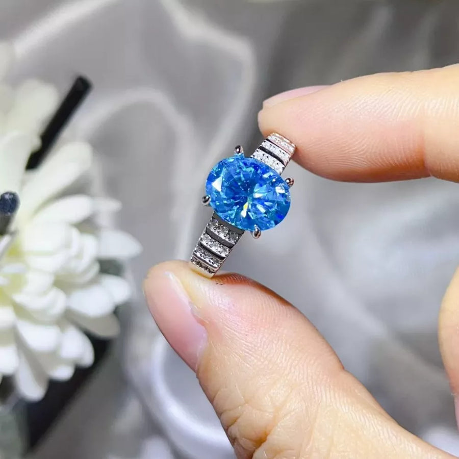 glam ring in silver with n/a