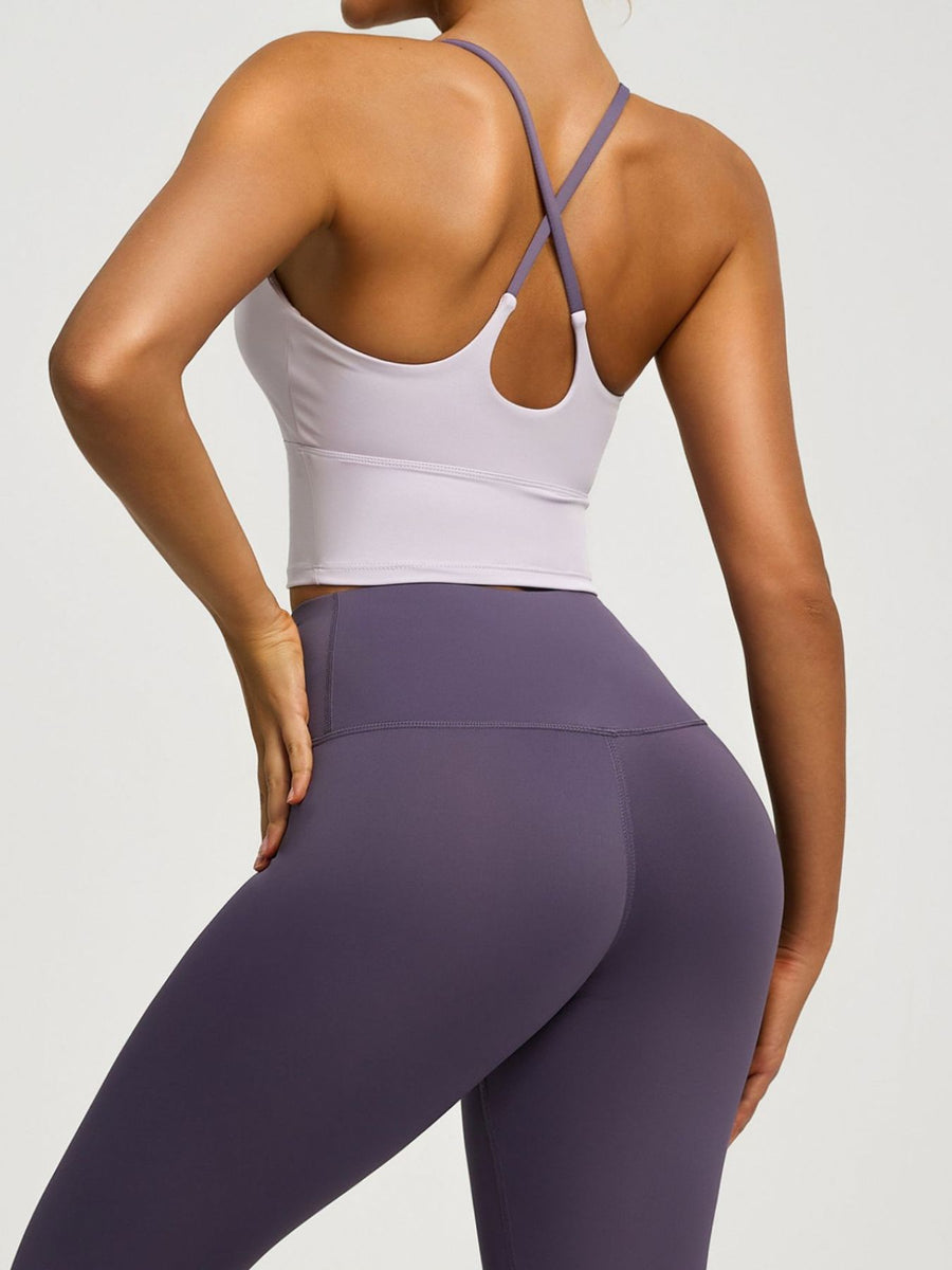 Beige sports bra