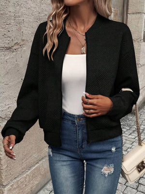 light grey bomber jacket