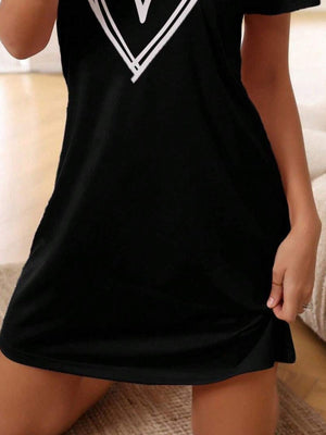 blush pink sleep shirt