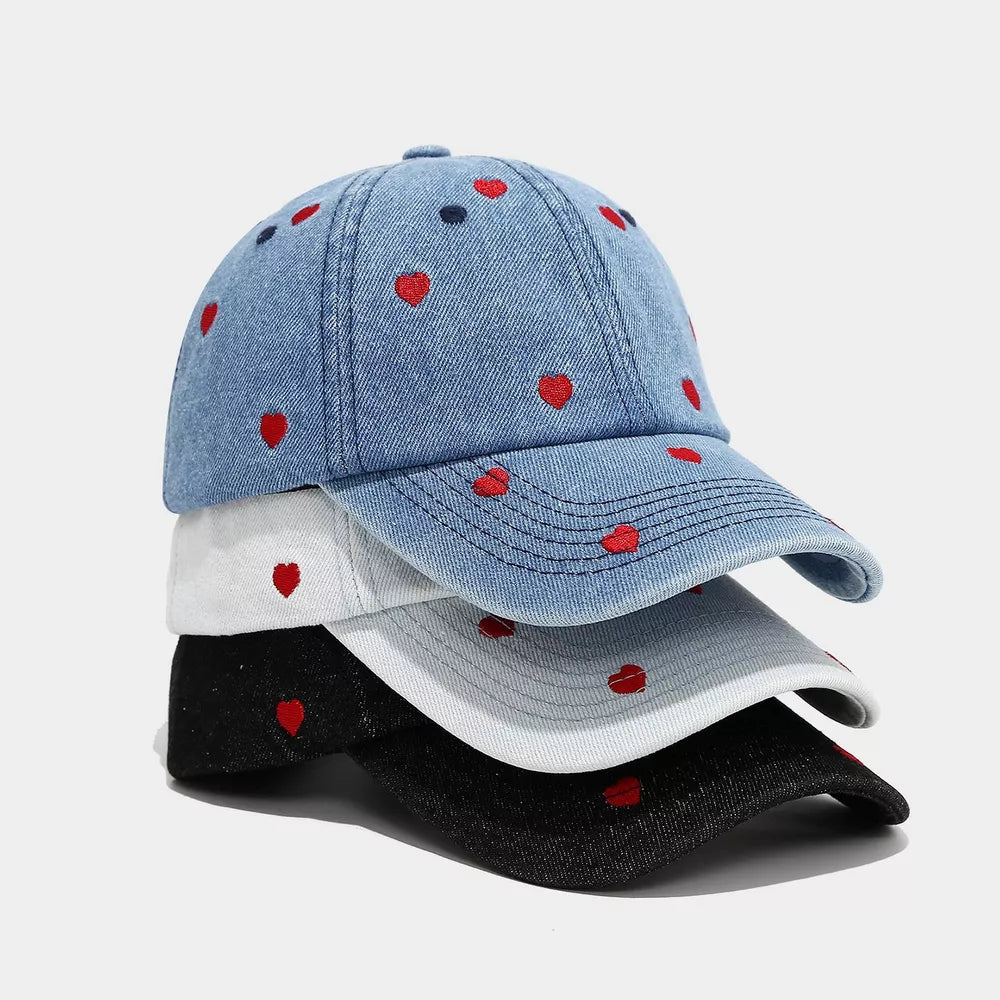 cap in light blue featuring embroidered and fitted fit