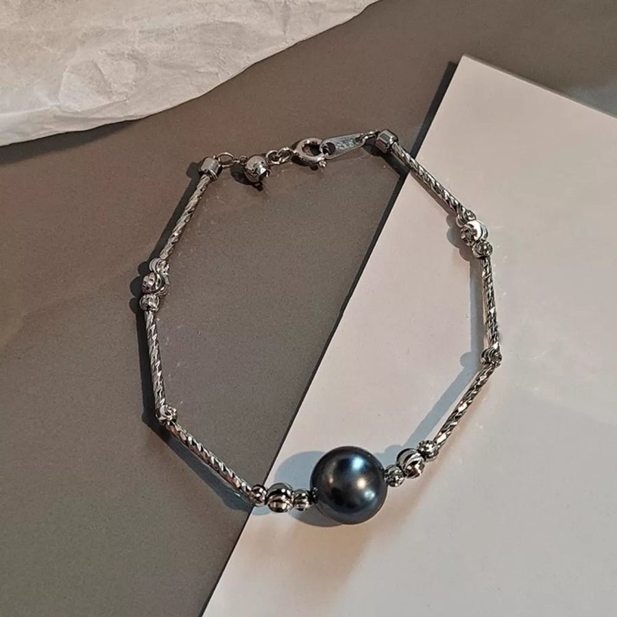 silver ACCESSORIES with wrist-length and lobster clasp