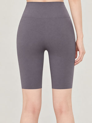 bike shorts in Black with high-waisted and bermuda