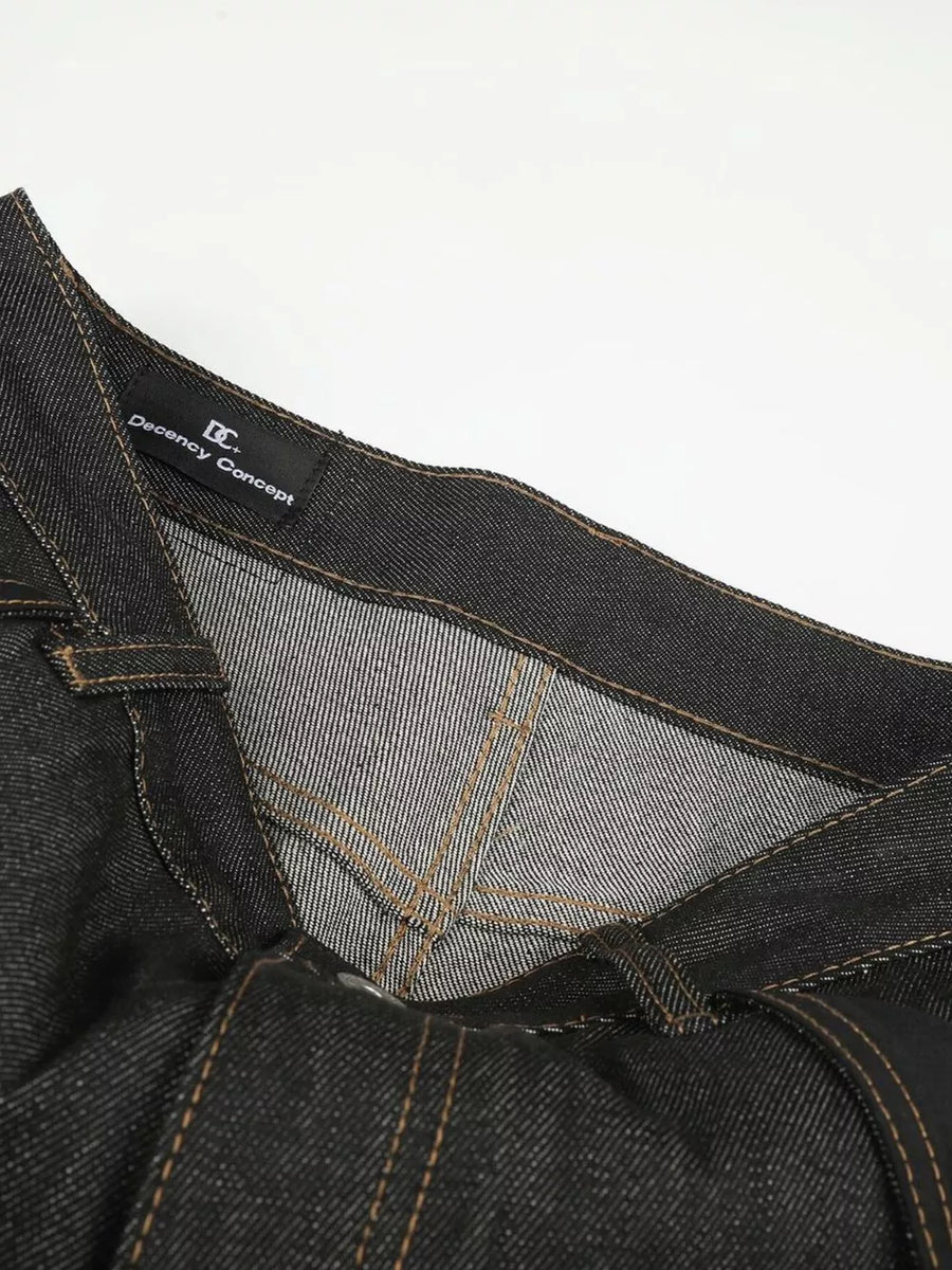 jeans in dark wash denim