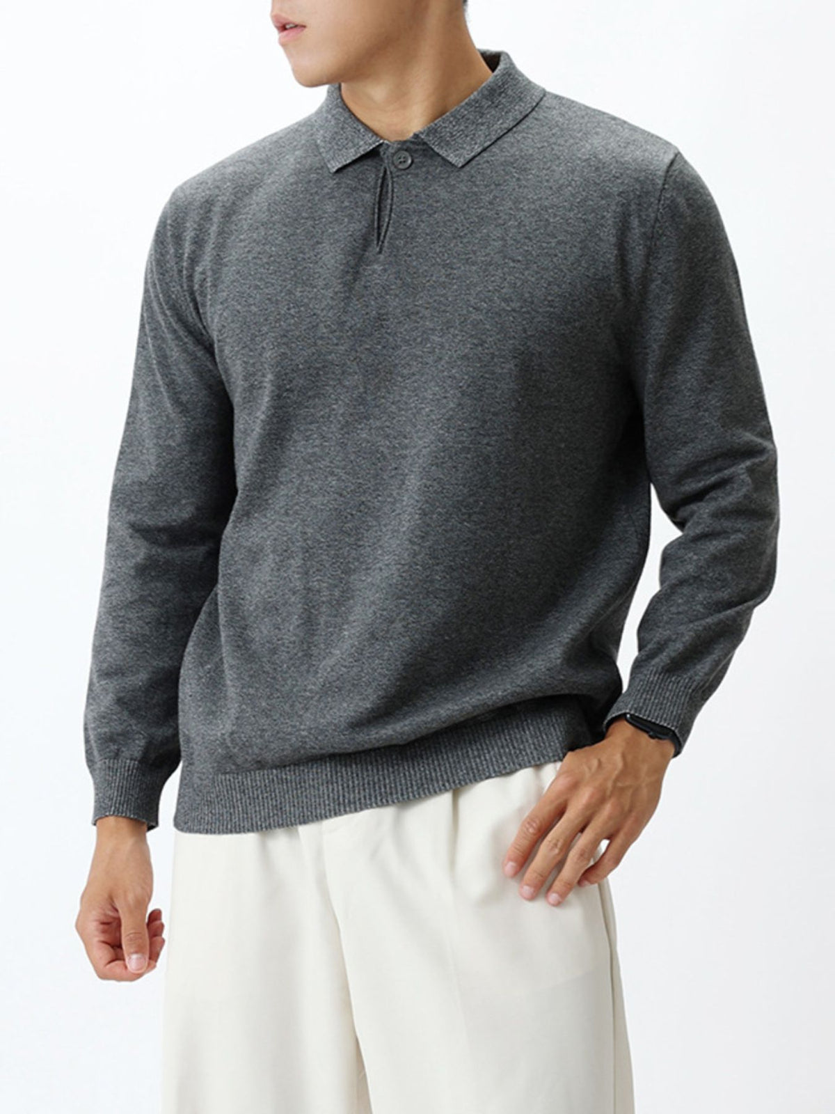 95%polyester,5%spandex Care instructions: Machine wash cold pullover sweater in White with regular silhouette
