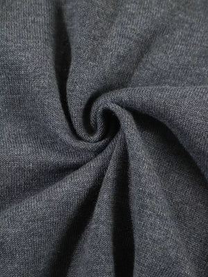 Khaki with Men's Cable Knit Short Sleeve Top
