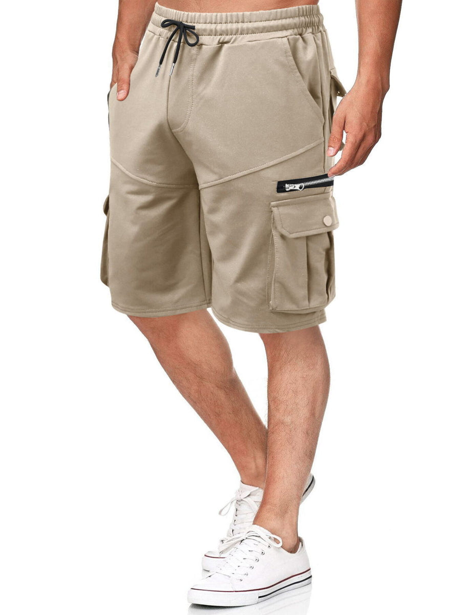 White cargo shorts