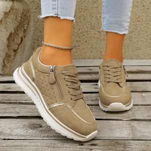 Polyester,Rubber Imported Size &amp sneakers in light grey with regular silhouette