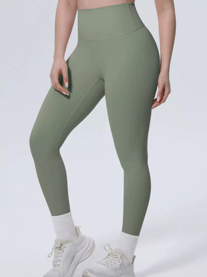 leggings in sage green featuring buttery-soft and fitted fit