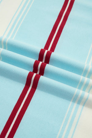 t-shirt featuring striped in Pastel Blue with 95% cotton, 5% elastane Care instructions: Machine wash cold texture