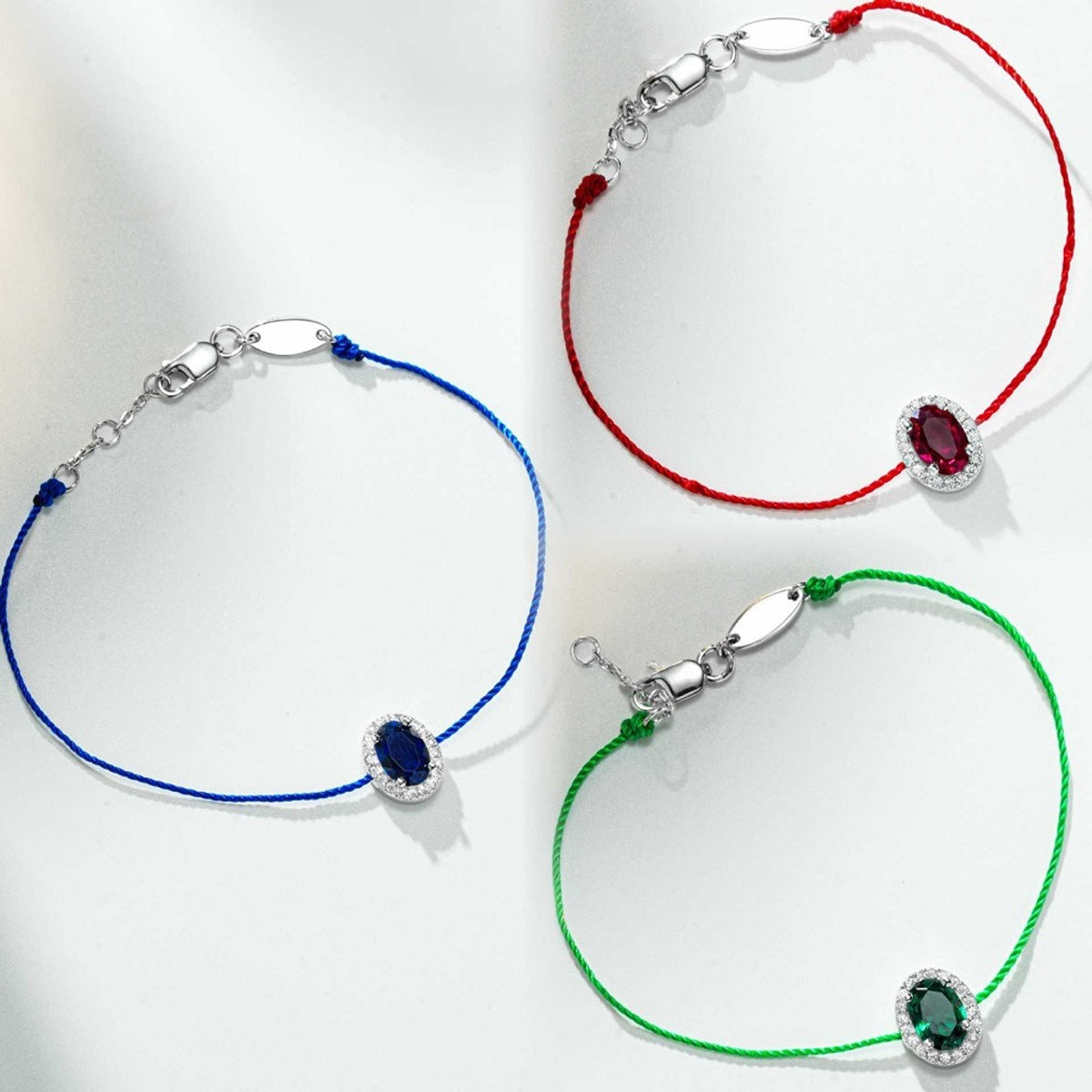 royal blue bracelet with wrist-length and lobster clasp