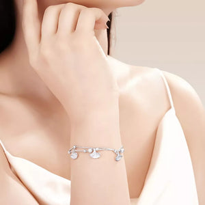 bracelet featuring botanical in silver with 925 sterling silver Care instructions: Avoid wearing during exercise, as sweat w