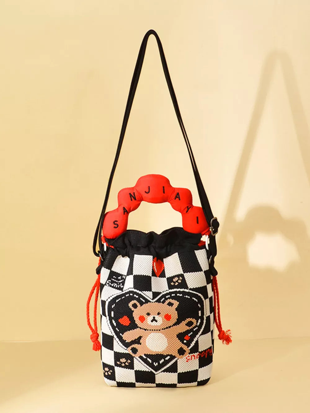 Style D Drawstring Bucket Crossbody Bag