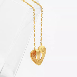 Gold necklace with gold-plated and not applicable