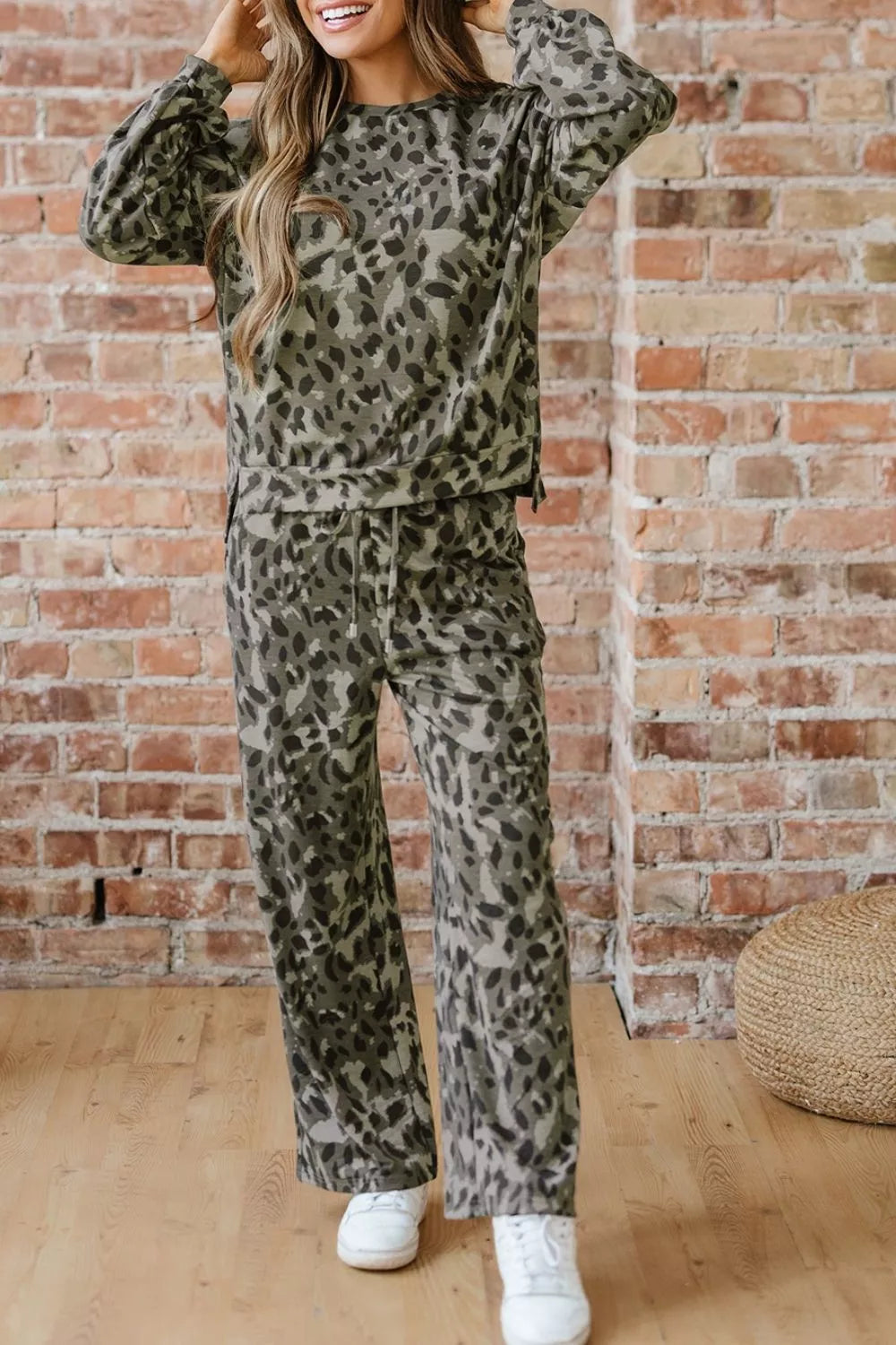 pajama set in Moss