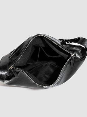 Black with shoulder bag with glossy finish 8