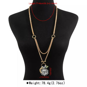 gold necklace