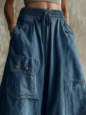 cargo pants in sage green with pocketed and cropped