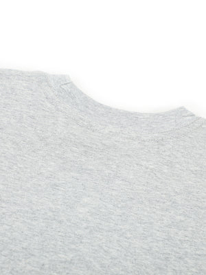 t-shirt in Flower Gray with breathable and hip-length