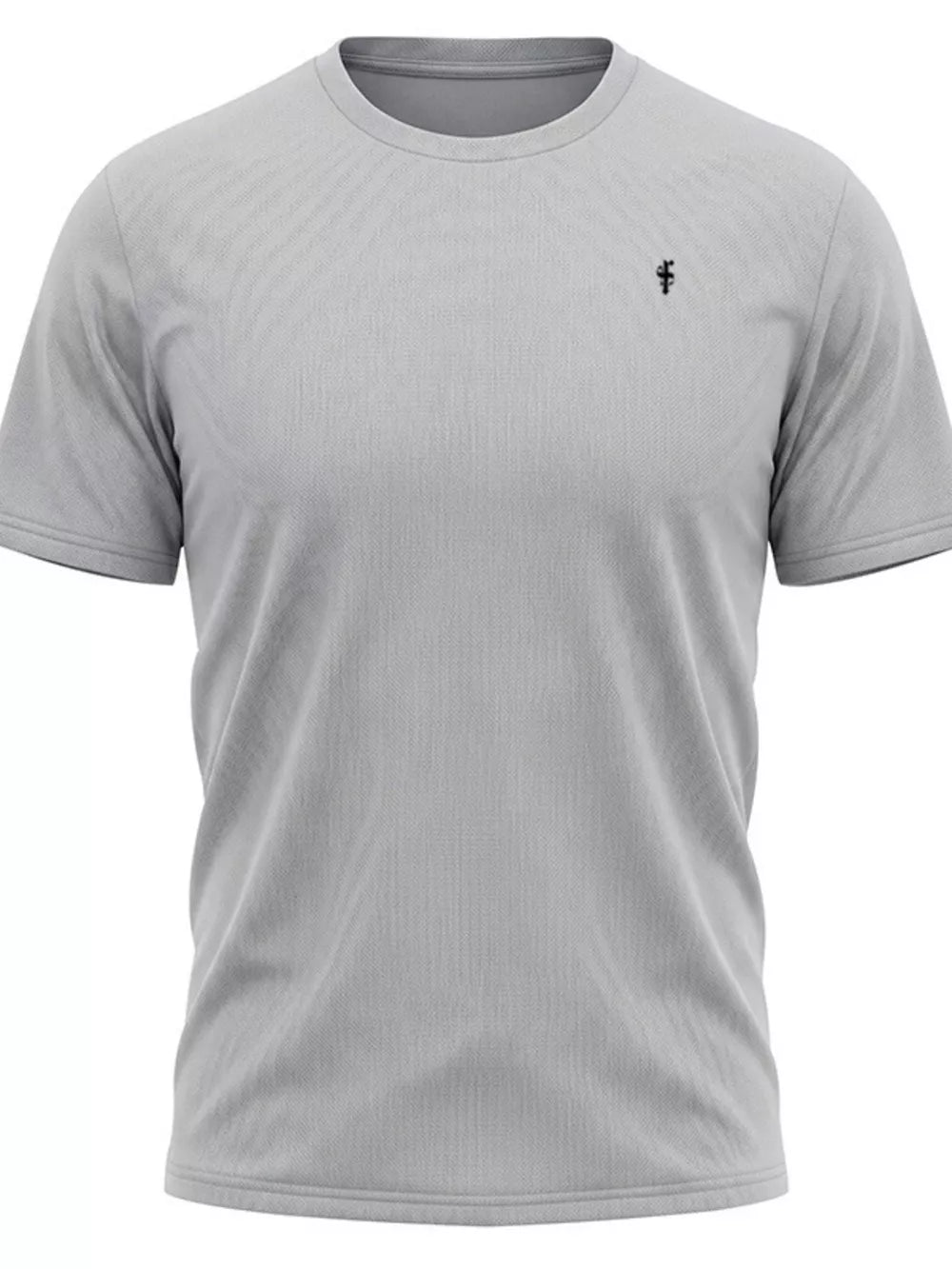 Men's Classic Fit Crew Neck T-shirt Plus Size in Black, view 15
