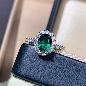 classic ring in Dark Green with n/a