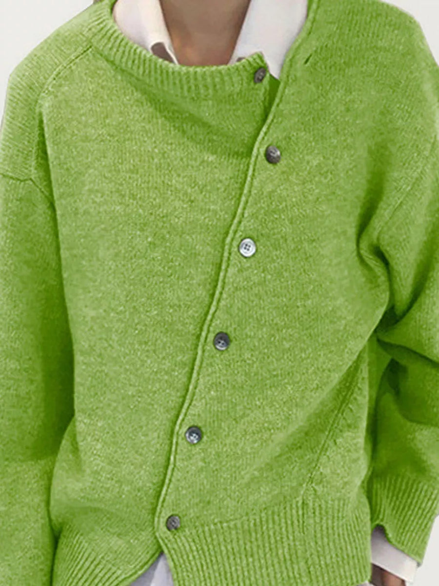 42% acrylic, 29% polyamide, 30% polyester fiber Care instructions: Machine wash cardigan in Mocha with relaxed silhouette