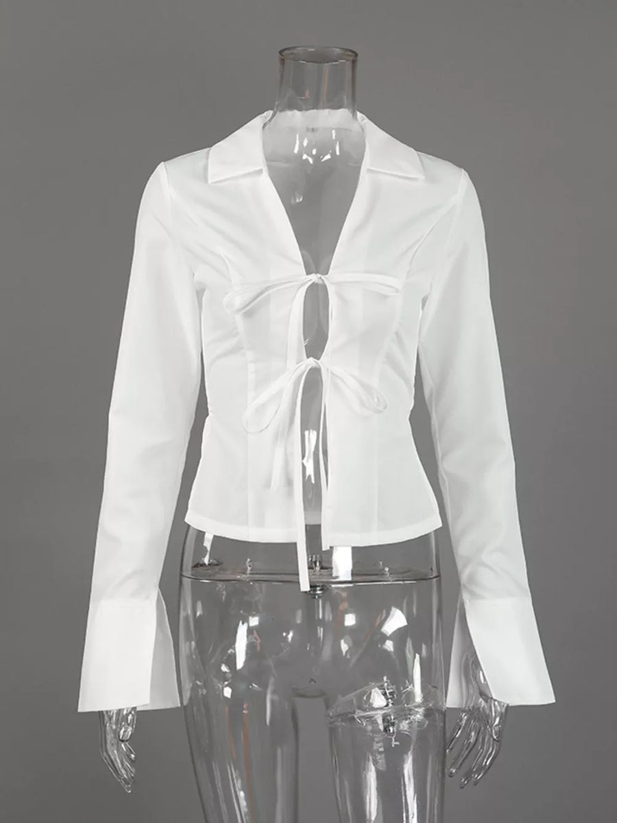 white blouse