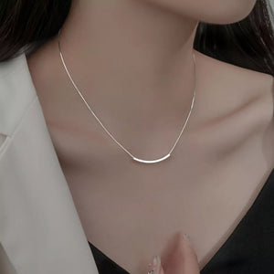 925 Sterling Silver Chain Necklace in Silver with pendant