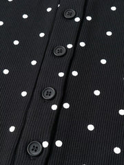95% viscose, 5% elastane Care instructions: Machine wash cold cardigan in black with fitted silhouette