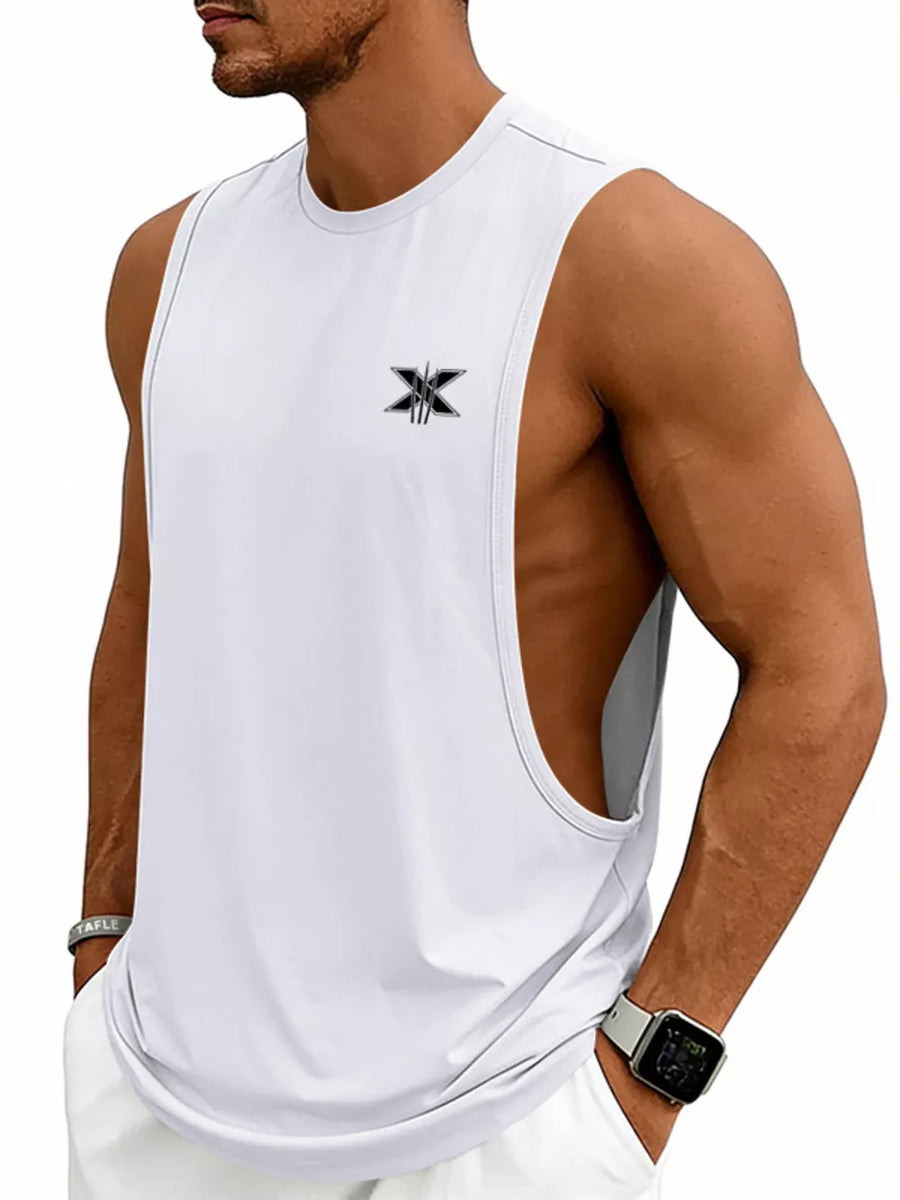 Men's Full Size Round Neck Tank Plus Size in Sage, view 21
