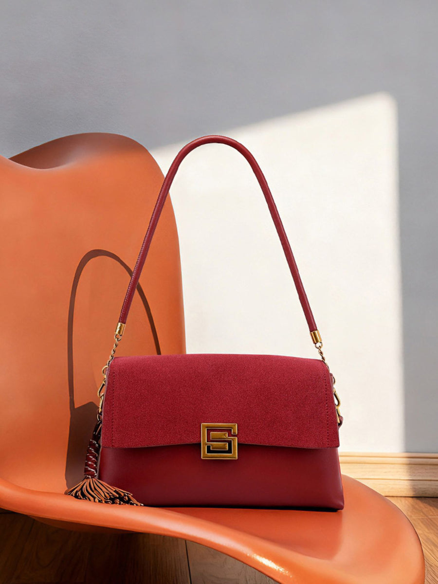 Wine Red crossbody bag