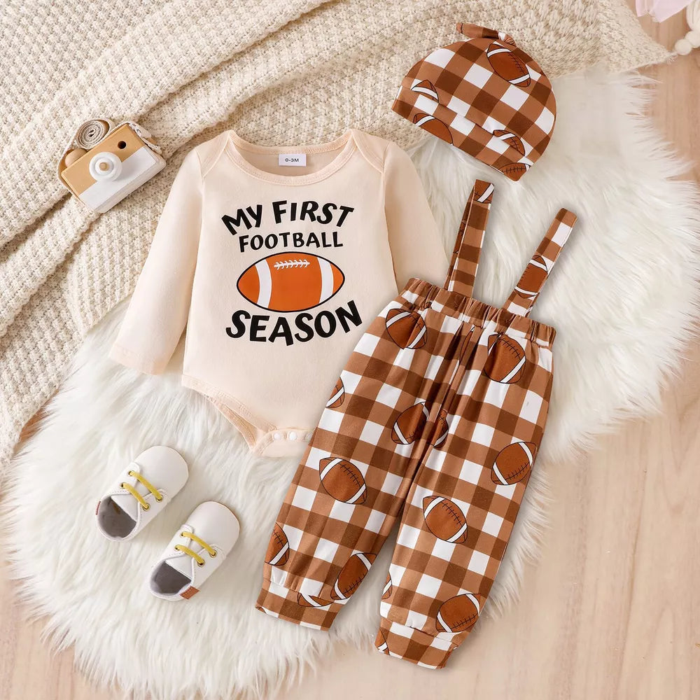 Apricot Children's Football Season Bodysuit Set