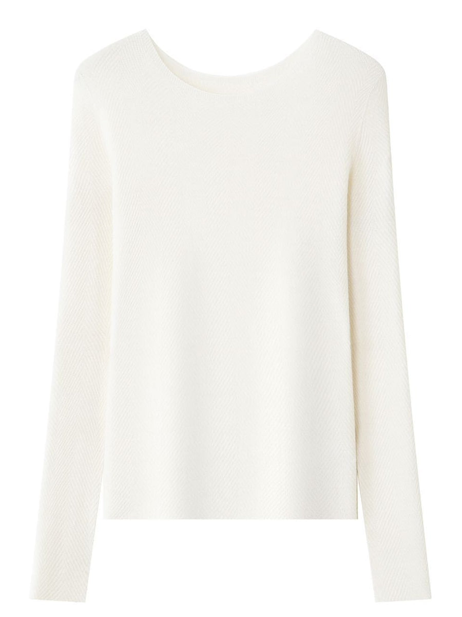 charcoal pullover sweater featuring basic style and herringbone