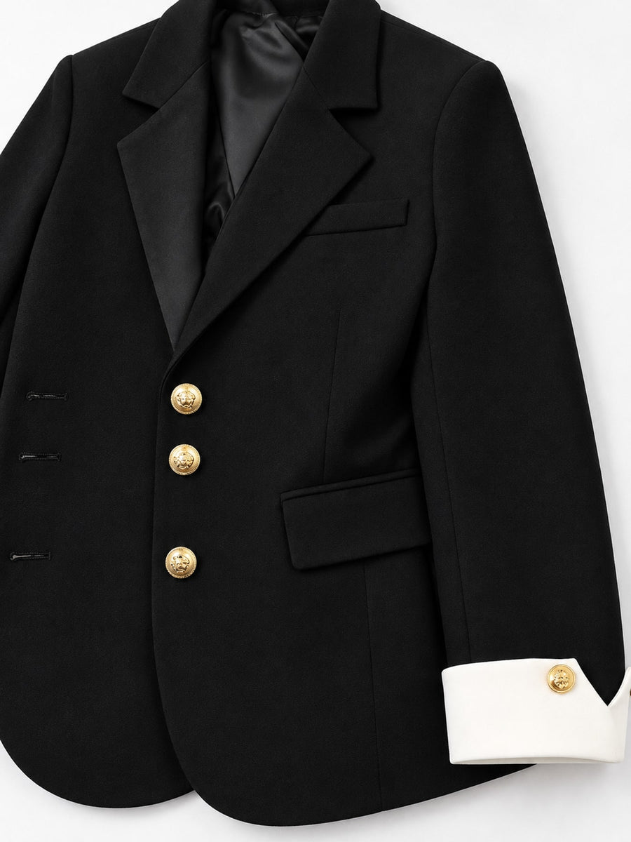 cream blazer