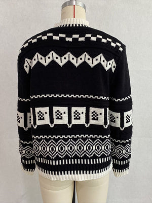 crewneck sweater in ivory