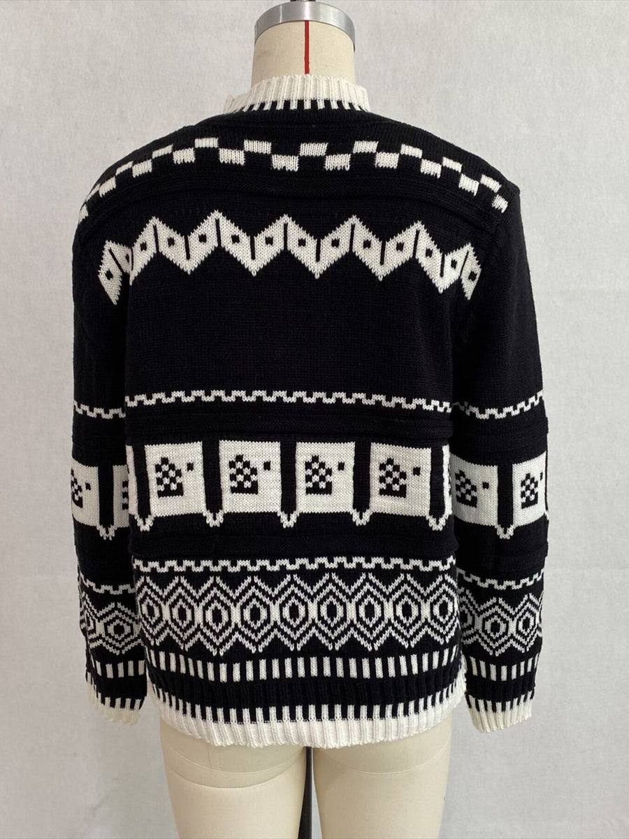 crewneck sweater in ivory