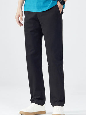 pants in Purple with pocketed and full-length