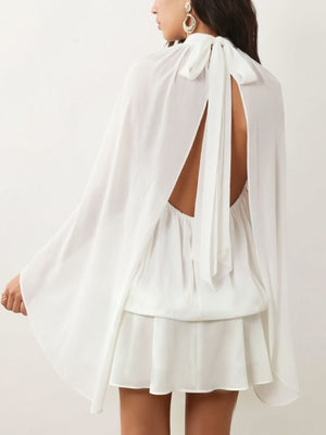 mini dress in White