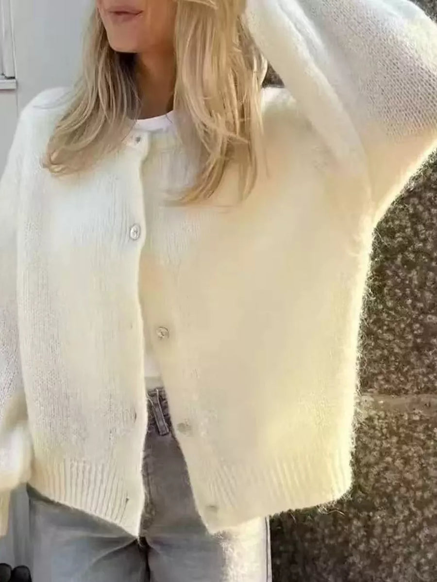 Pink Ribbed Long-sleeve Top