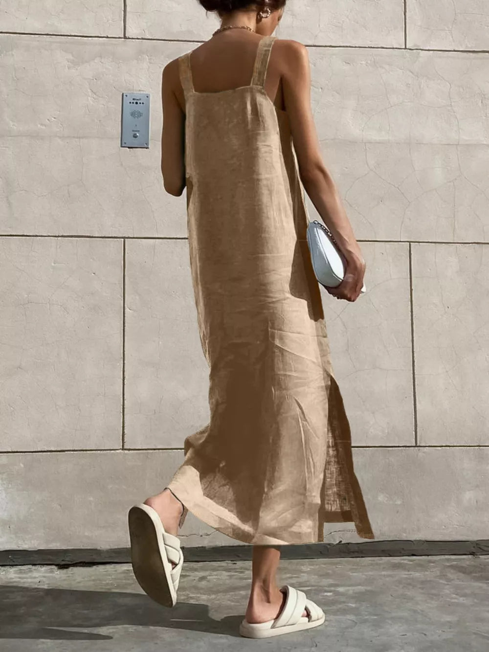 midi dress in Green