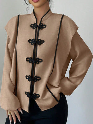 blouse in Khaki