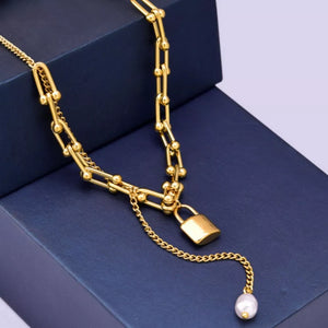 Gold necklace