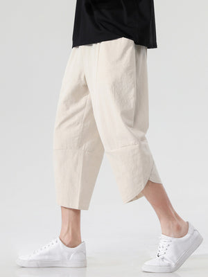 95%polyester,5%spandex Care instructions: Machine wash cold harem pants in Grey with loose silhouette