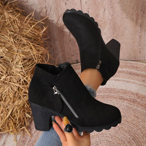 Polyester,Rubber Imported Size &amp boots in Leopard Print with ankle boot silhouette