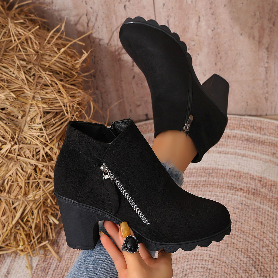 Polyester,Rubber Imported Size &amp boots in Leopard Print with ankle boot silhouette
