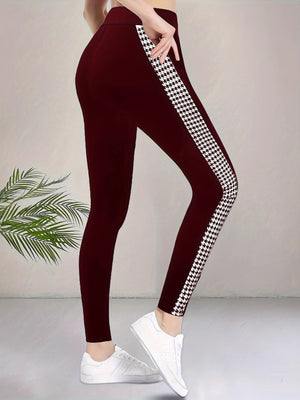 leggings in black with high-waisted and full-length