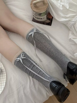 socks in charcoal