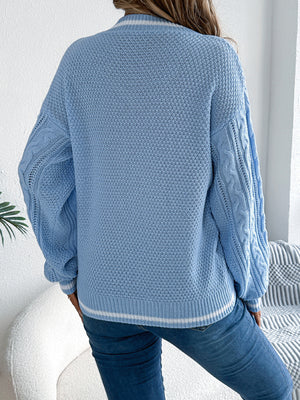 100% acrylic Care instructions: Machine wash cold v-neck sweater in Khaki with relaxed silhouette
